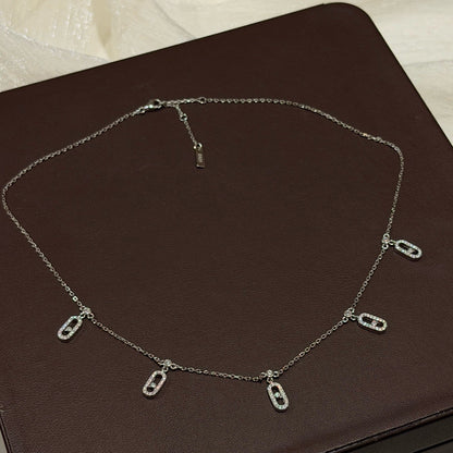 [✨Rose💎] MK 5 SLIDING DIAMOND NECKLACE