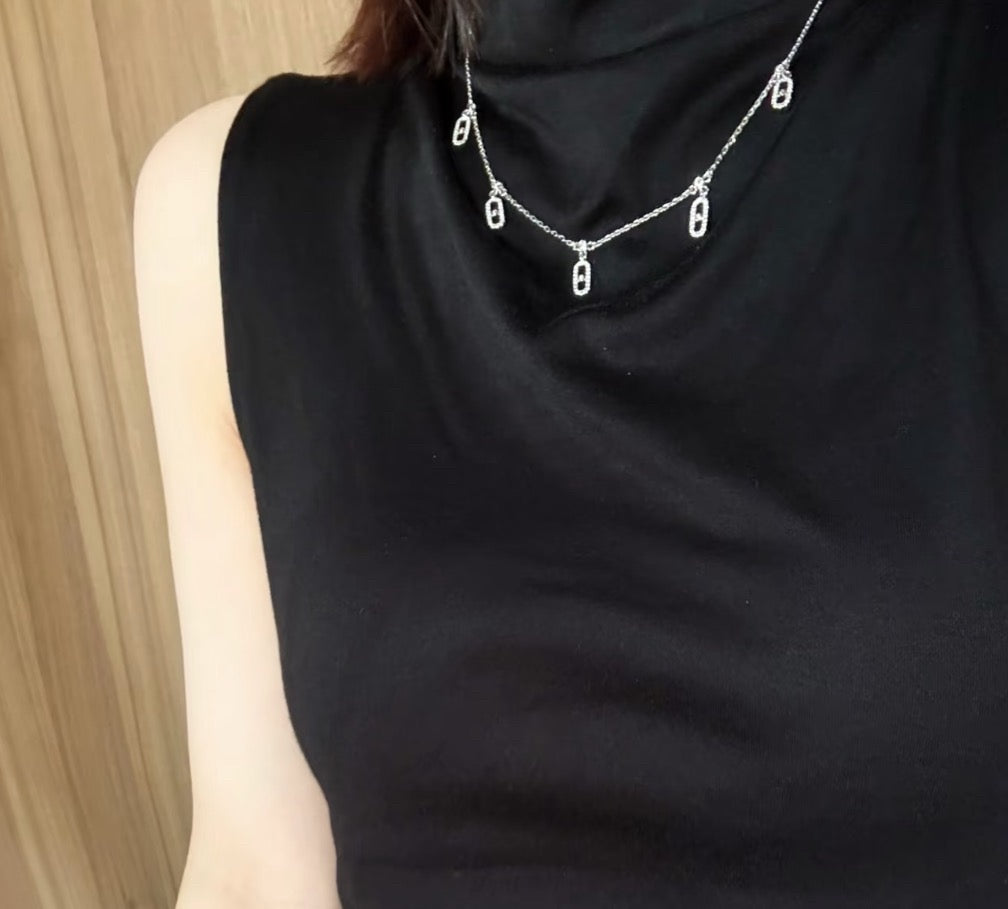 [✨Rose💎] MK 5 SLIDING DIAMOND NECKLACE