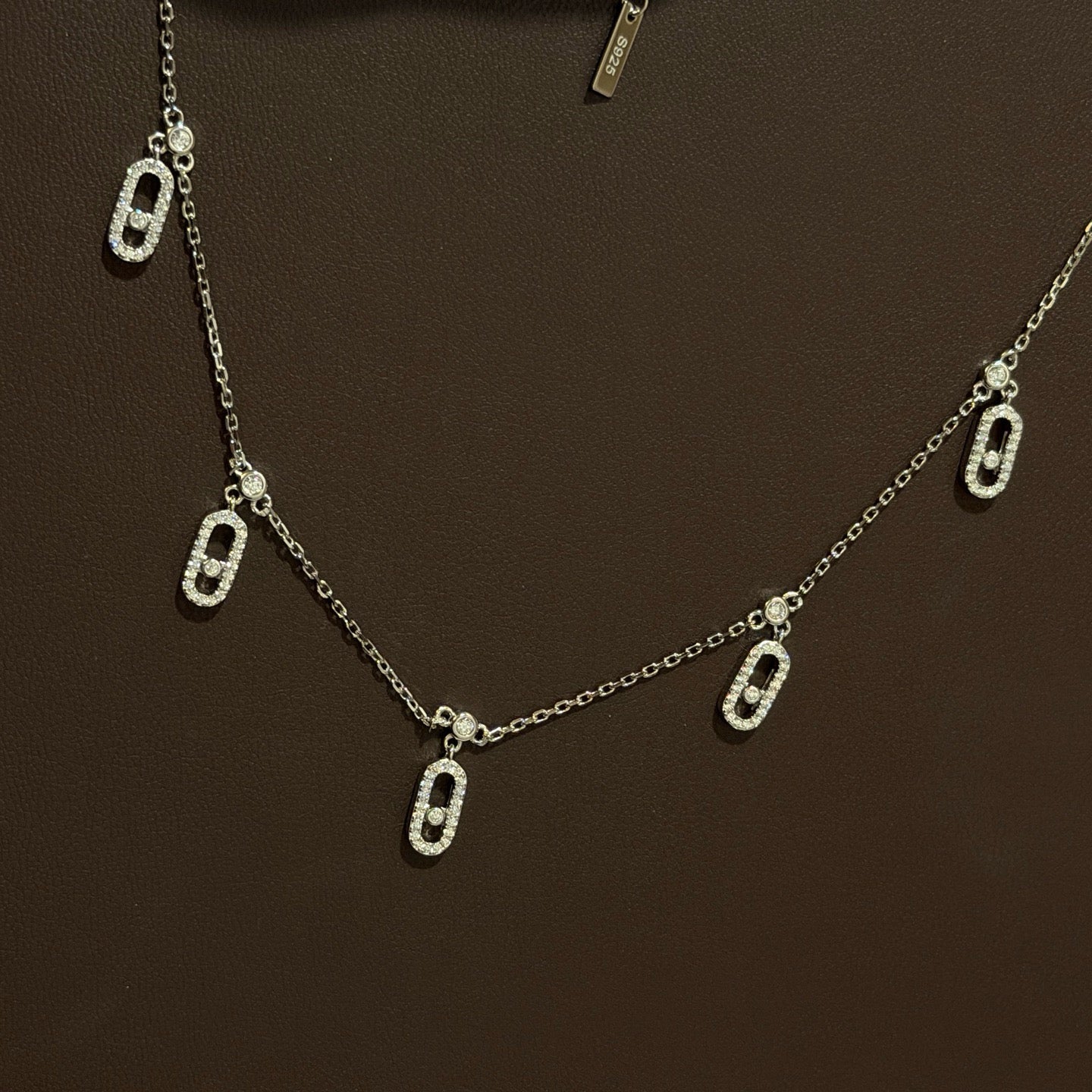 [✨Rose💎] MK 5 SLIDING DIAMOND NECKLACE