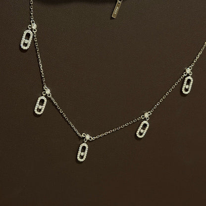 [✨Rose💎] MK 5 SLIDING DIAMOND NECKLACE