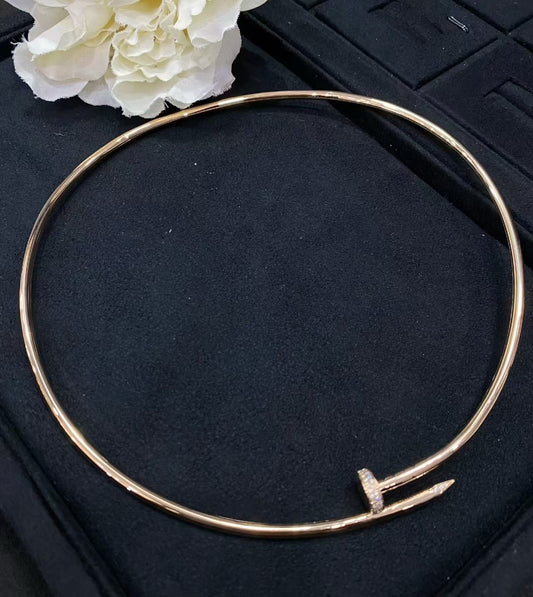 [✨Rose💎]COLLIER JUSTE OR ROSE 