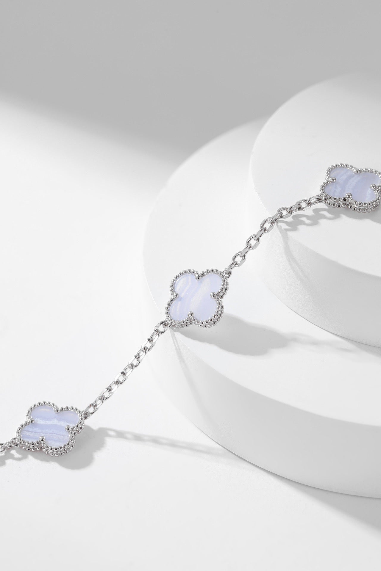 [✨Rose💎] COLLIER TRÈFLE 10 MOTIFS ONYX