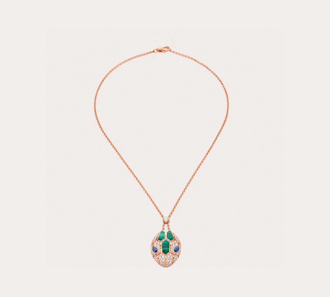 [✨ROSE💎 ]HAUTE COUTURE GOLDEN SERPENT HEAD NECKLACE
