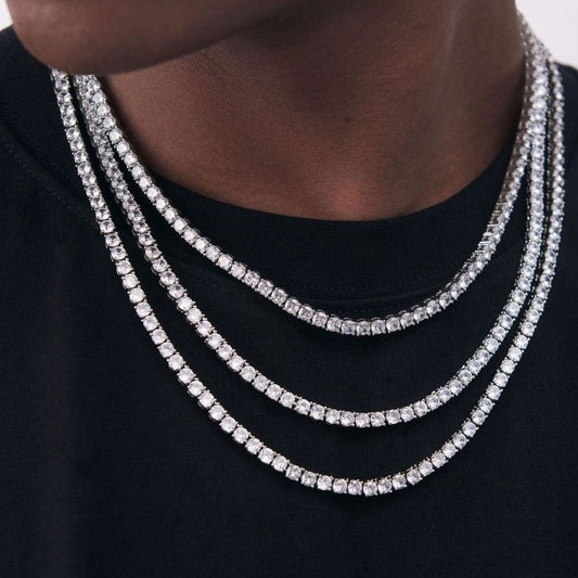 [✨Rose💎]BRACELET AMOUR 6,1 MM PAVÉ DIAMANTS 10 GROS DIAMANTS