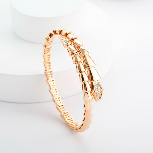 [✨Rose💎】SERPENT BRACELET WITH DIAMONDS