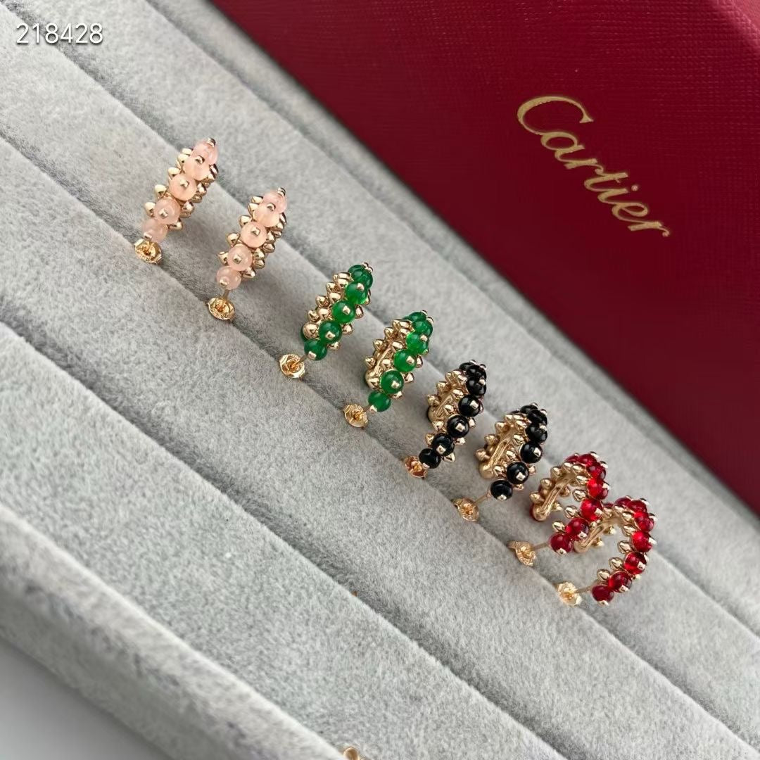 [✨Rose💎]CLASH PETITES BOUCLES D'OREILLES CRÉOLES