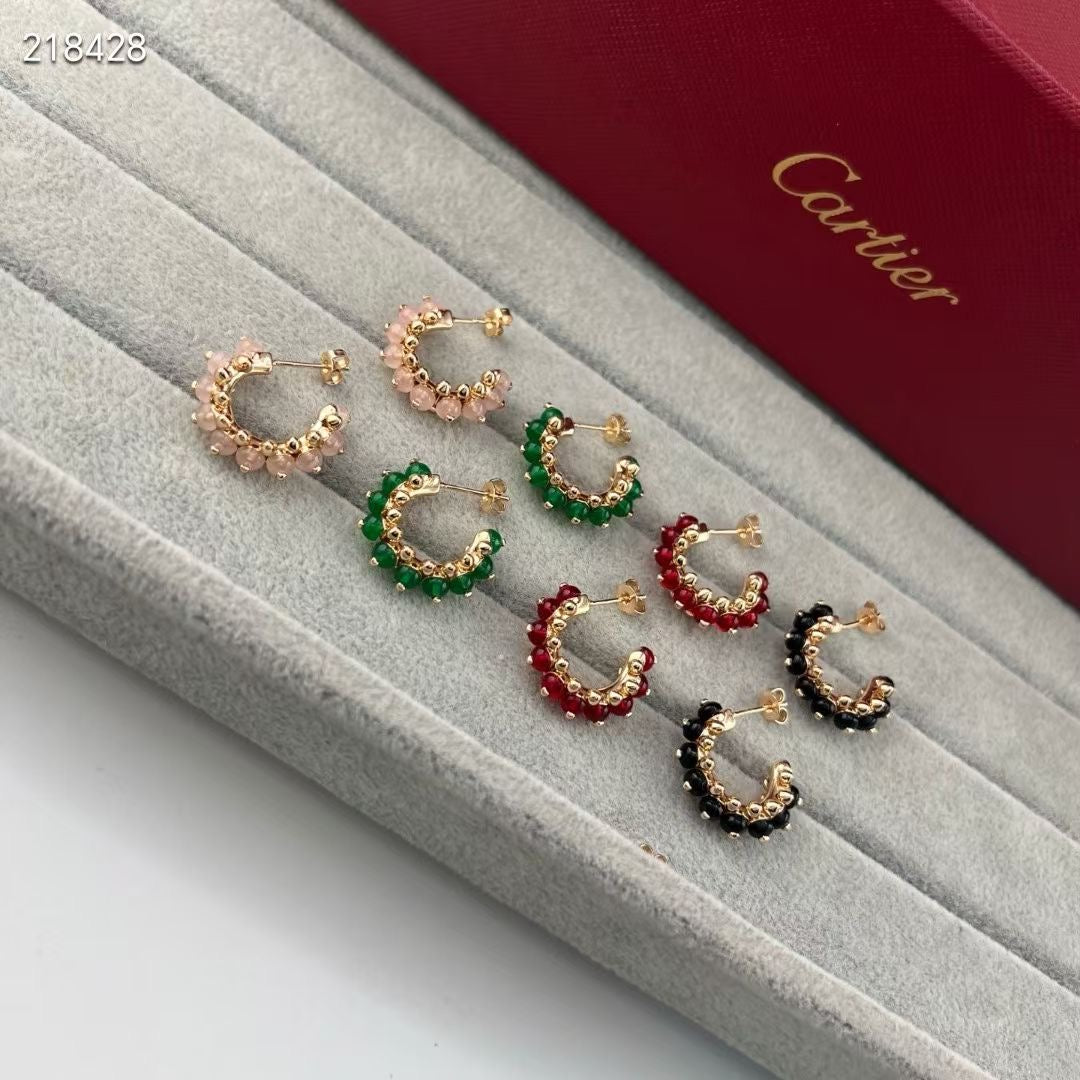 [✨Rose💎]CLASH PETITES BOUCLES D'OREILLES CRÉOLES