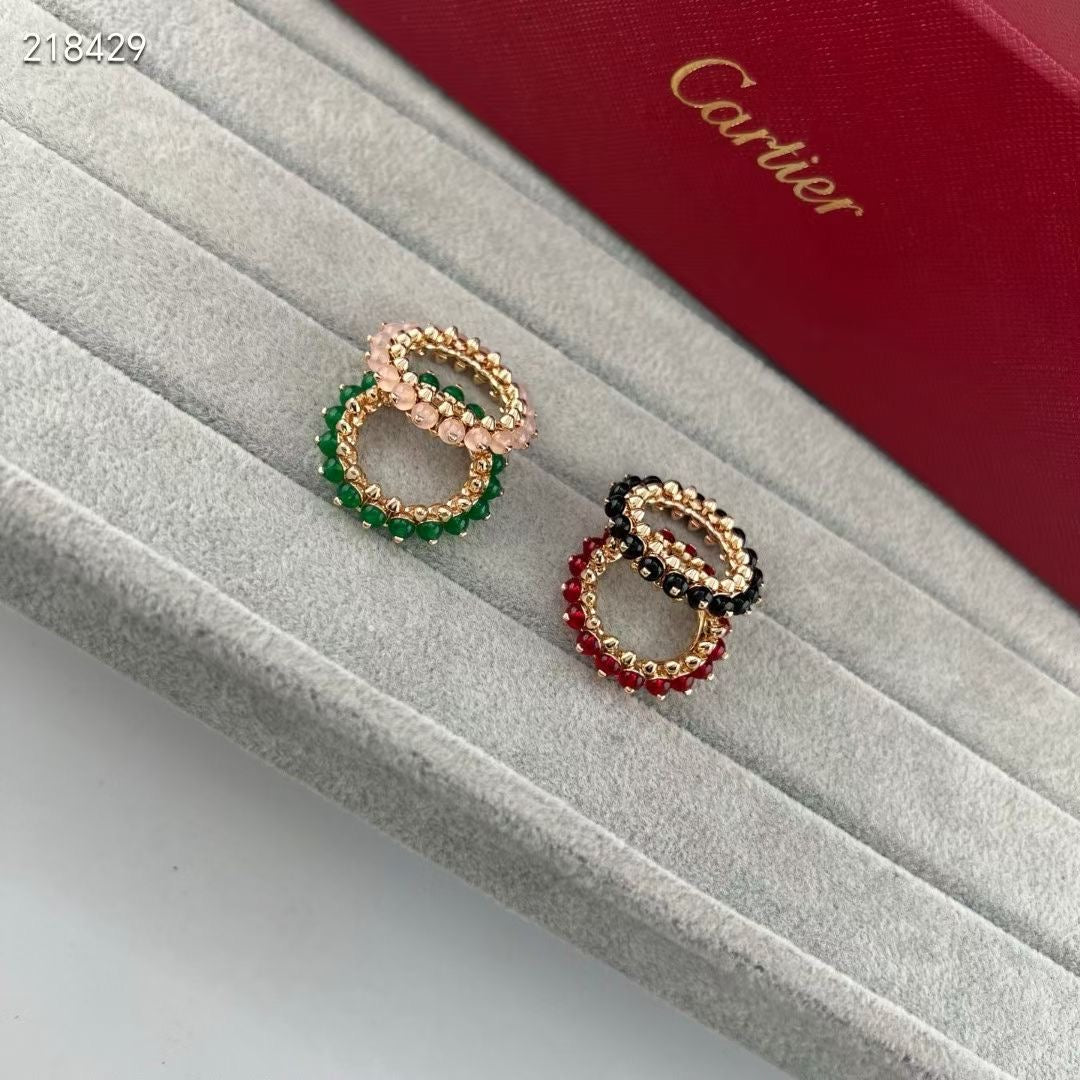 [✨Rose💎]CLASH PETITES BOUCLES D'OREILLES CRÉOLES