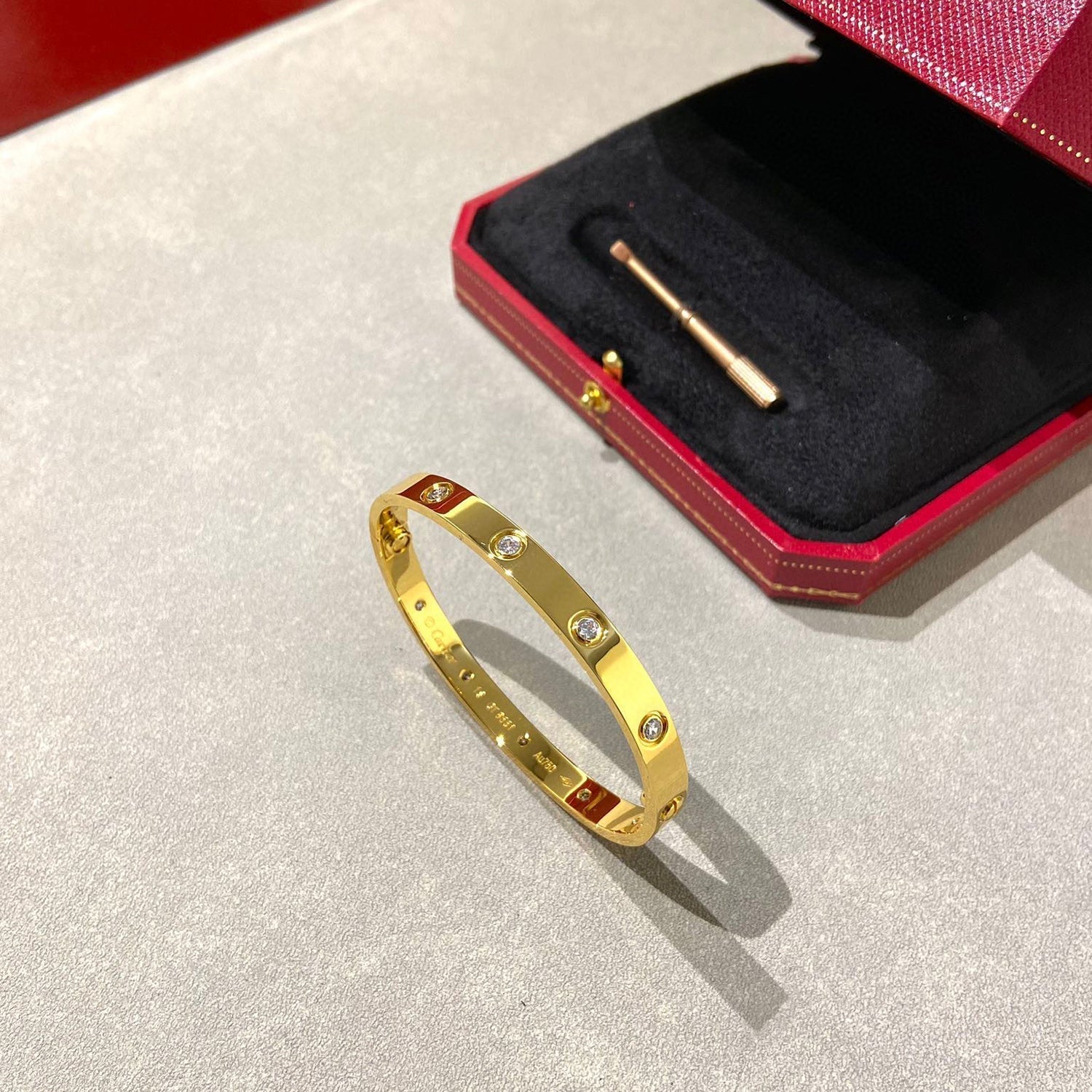 ✨ローズ💎]ラブブレスレット 6.1mm 10ダイヤモンド – Roses Jewellery
