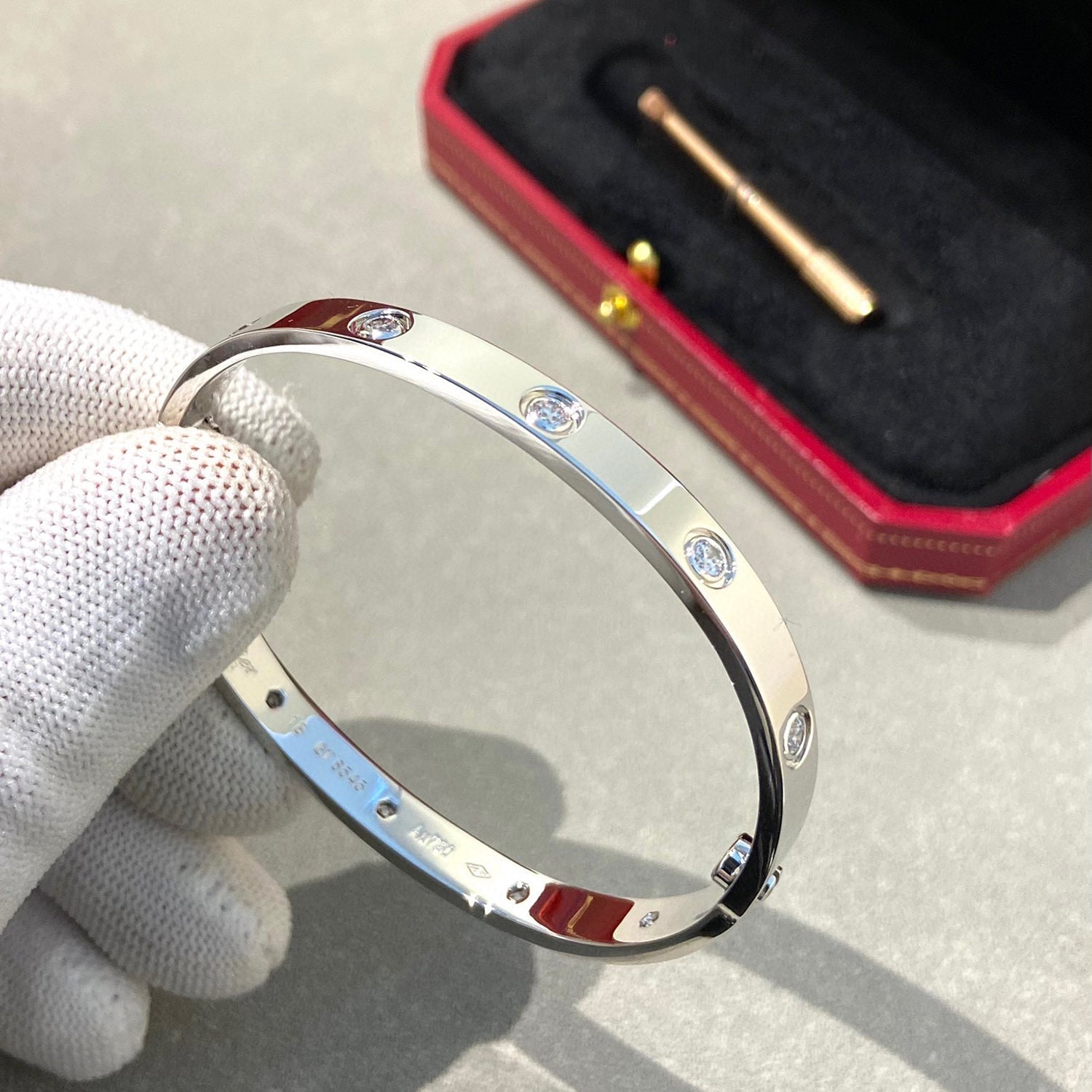 ✨ローズ💎]ラブブレスレット 6.1mm 10ダイヤモンド – Roses Jewellery