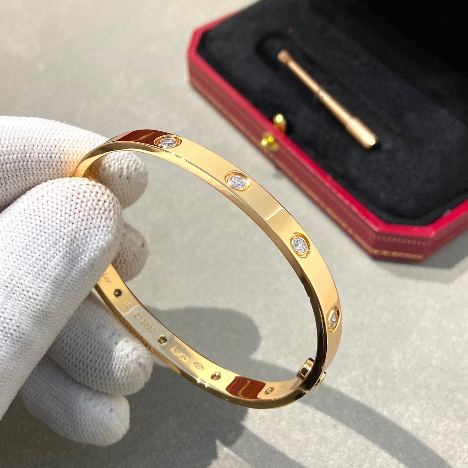 ✨ローズ💎]ラブブレスレット 6.1mm 10ダイヤモンド – Roses Jewellery