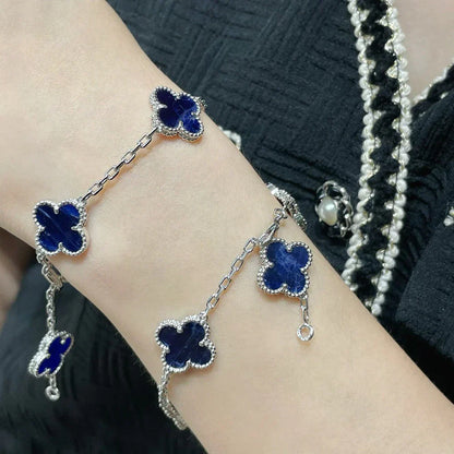 [✨Rose💎]CLOVER 5 MOTIF PIETERSITE BRACELET COLLECTION