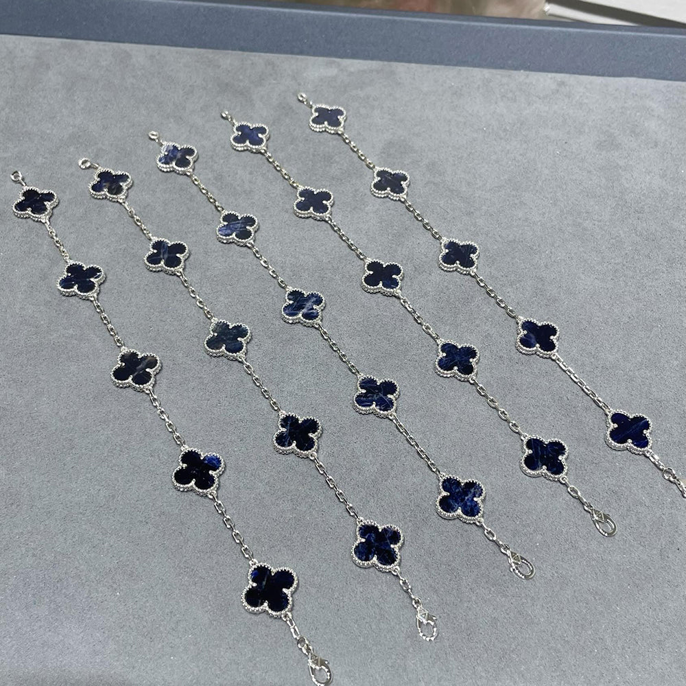 [✨Rose💎]CLOVER 5 MOTIF PIETERSITE BRACELET COLLECTION