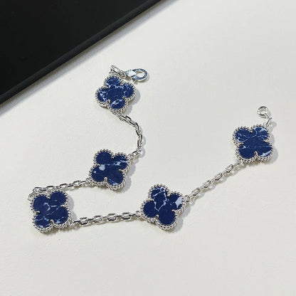 [✨Rose💎]CLOVER 5 MOTIF PIETERSITE BRACELET COLLECTION