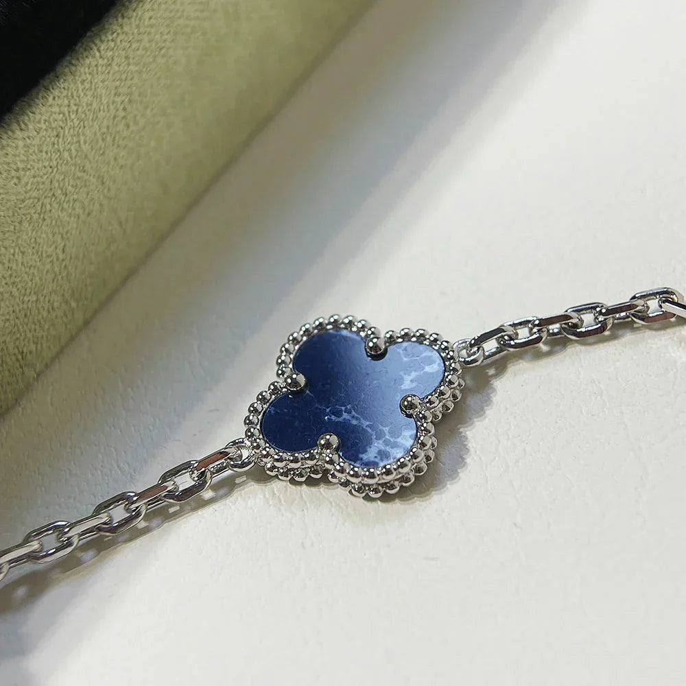 [✨Rose💎]CLOVER 5 MOTIF PIETERSITE BRACELET COLLECTION