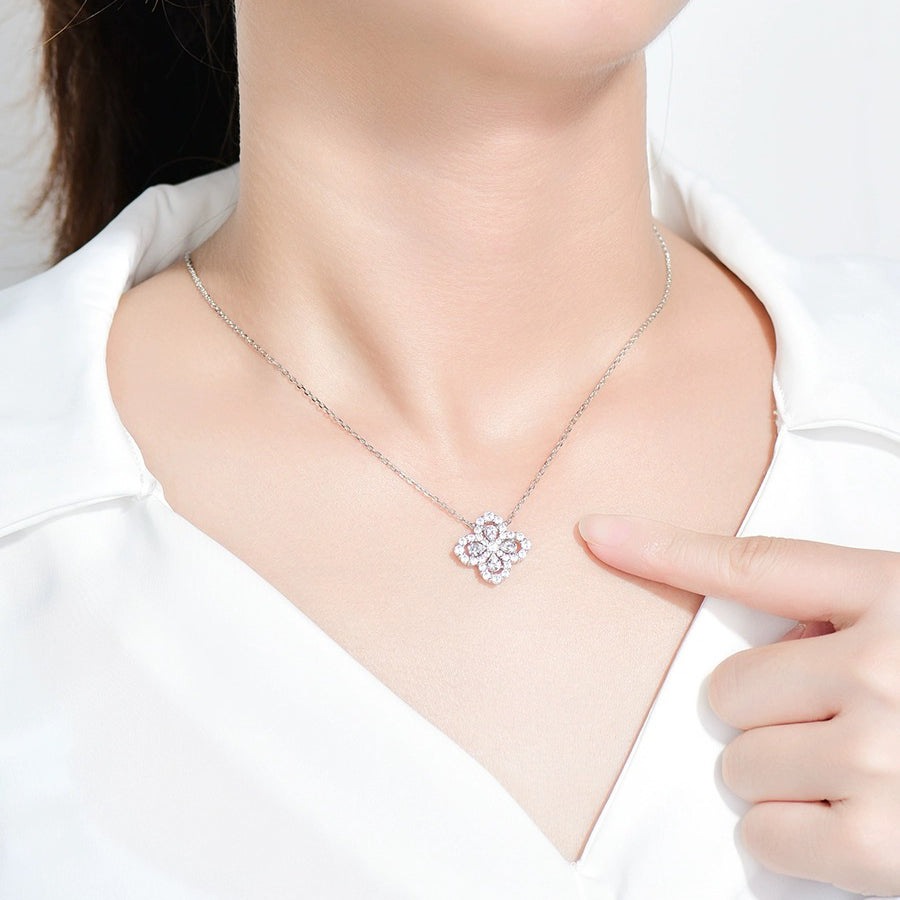 [✨Rose💎] COLLIER BOUCLE MOTIF COMPLET DIAMANT 16MM PLUSIEURS COULEURS