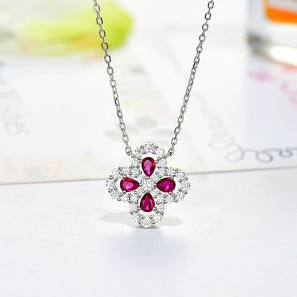 [✨Rose💎] COLLIER BOUCLE MOTIF COMPLET DIAMANT 16MM PLUSIEURS COULEURS