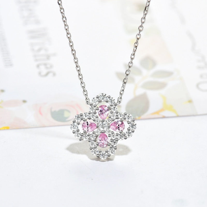 [✨Rose💎] COLLIER BOUCLE MOTIF COMPLET DIAMANT 16MM PLUSIEURS COULEURS