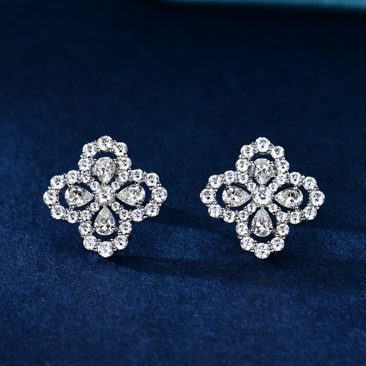 [✨Rose💎] BOUCLES D'OREILLES BOUCLES D'OREILLES MOTIF COMPLET DIAMANT 16MM