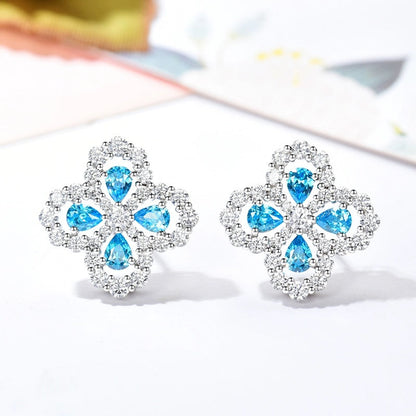 [✨Rose💎] BOUCLES D'OREILLES BOUCLES D'OREILLES MOTIF COMPLET DIAMANT 16MM