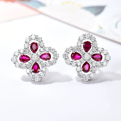 [✨Rose💎] BOUCLES D'OREILLES BOUCLES D'OREILLES MOTIF COMPLET DIAMANT 16MM