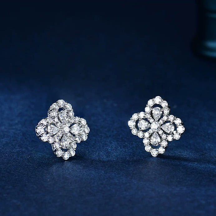 [✨Rose💎] BOUCLES D'OREILLES BOUCLES D'OREILLES MOTIF COMPLET DIAMANT 16MM