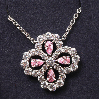 [✨Rose💎] COLLIER BOUCLE MOTIF COMPLET DIAMANT 16MM PLUSIEURS COULEURS