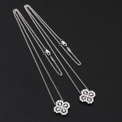 [✨Rose💎] COLLIER BOUCLE MOTIF COMPLET DIAMANT 16MM PLUSIEURS COULEURS