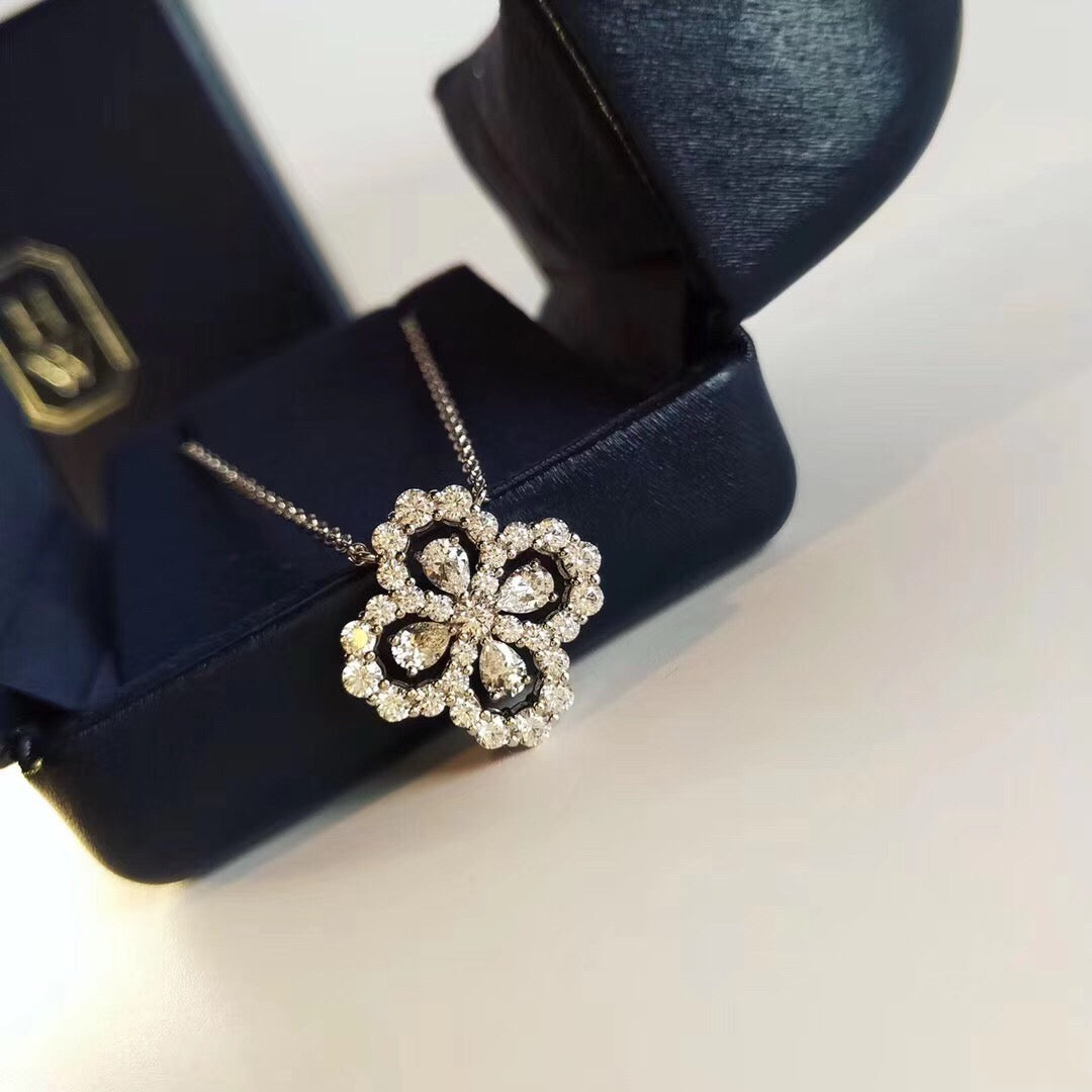 [✨Rose💎] COLLIER BOUCLE MOTIF COMPLET DIAMANT 16MM PLUSIEURS COULEURS