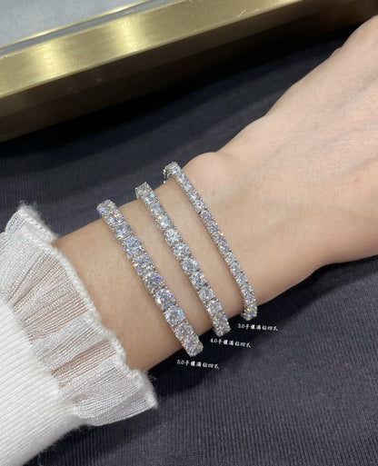 [✨ROSE💎] NEW STYLE TENNIS BRACELET 925 STERLING SILVER MATERIAL