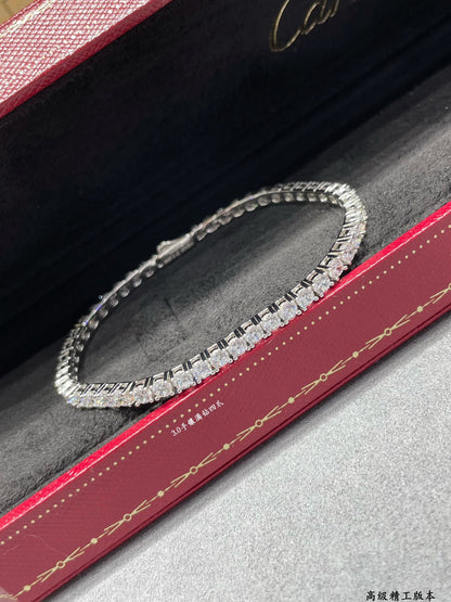 [✨ROSE💎] NEW STYLE TENNIS BRACELET 925 STERLING SILVER MATERIAL