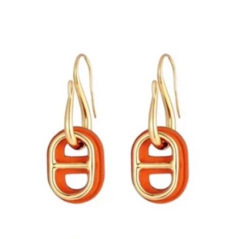 [✨Rose💎]Boucles d'oreilles en or HM O'MAILLON