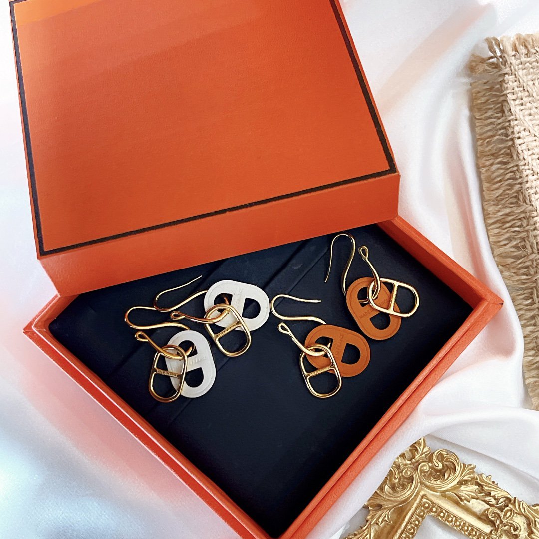[✨Rose💎]Boucles d'oreilles en or HM O'MAILLON