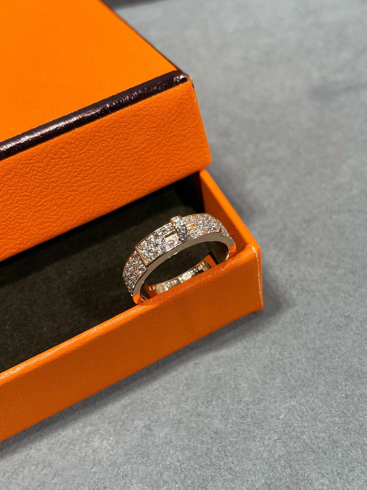 [✨Rose💎]KELLY PINK GOLD DIAMOND RING