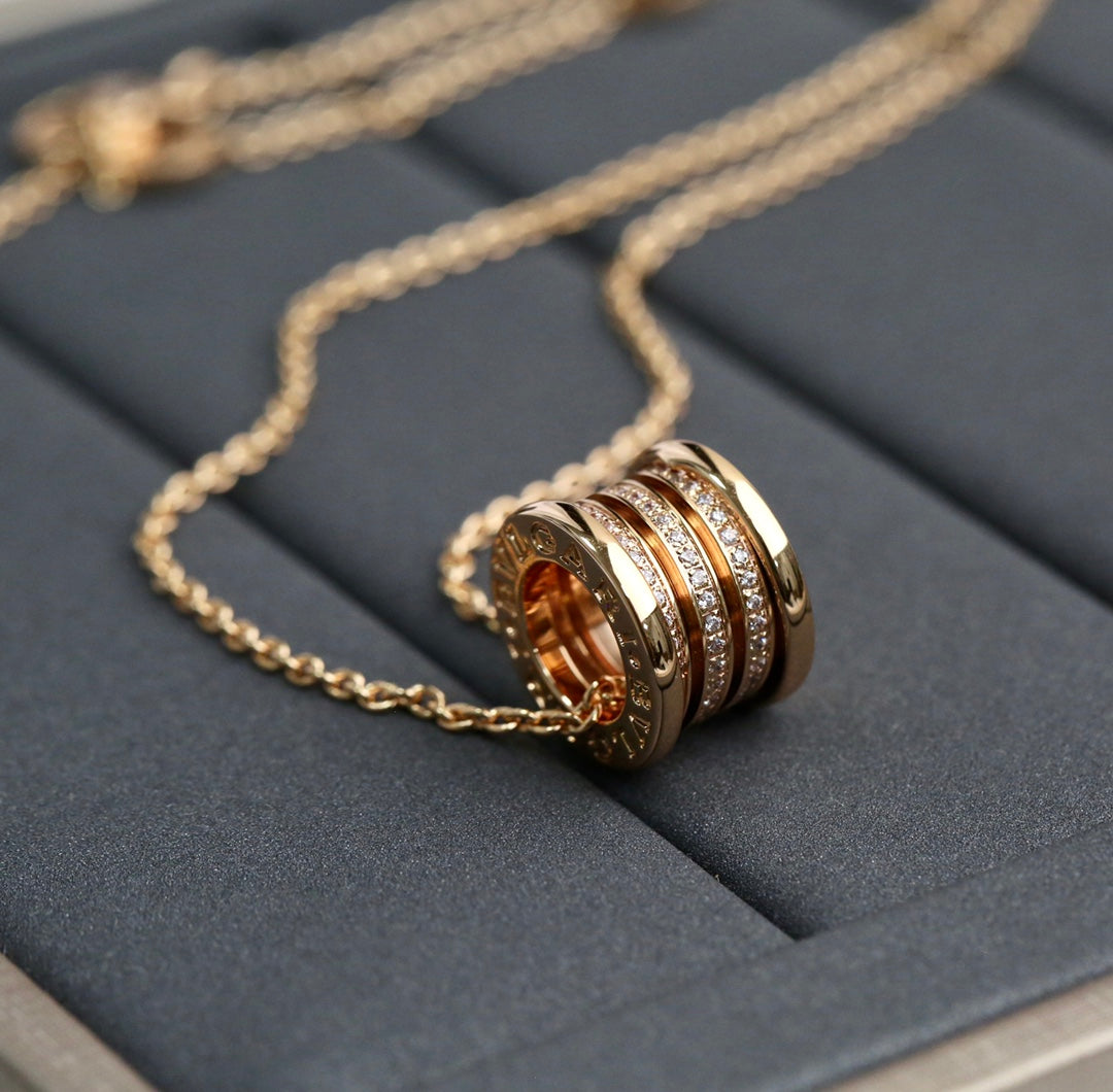 [✨Rose💎] COLLIER DIAMANT OR ROSE ZÉRO 1