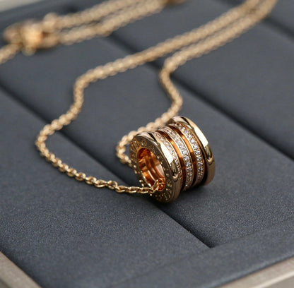 [✨Rose💎] COLLIER DIAMANT OR ROSE ZÉRO 1
