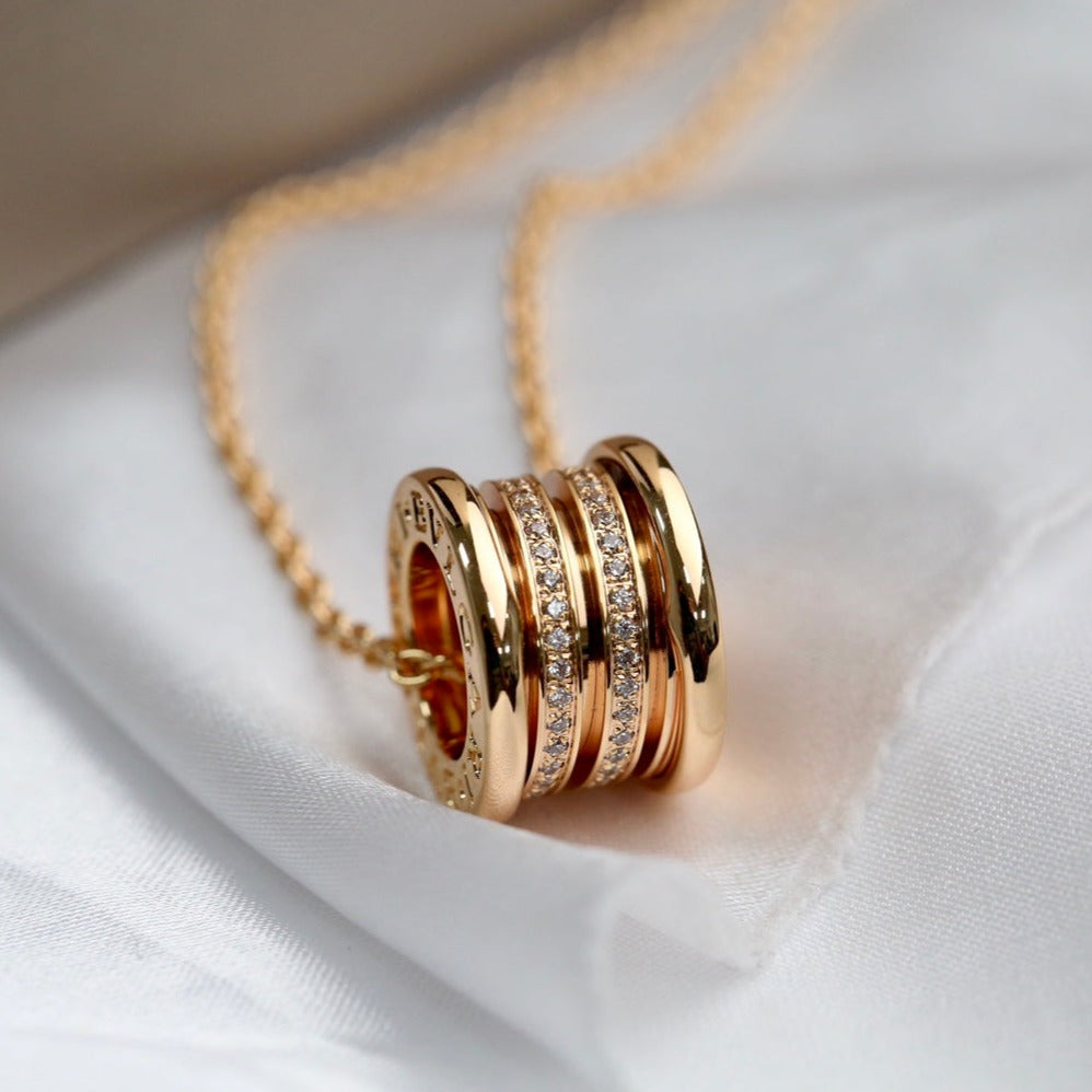 [✨Rose💎] COLLIER DIAMANT OR ROSE ZÉRO 1