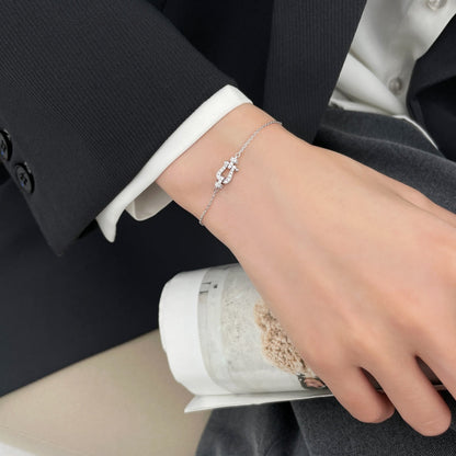 [✨Rose💎]BRACELET PETITE CHAÎNE FORCE 10
