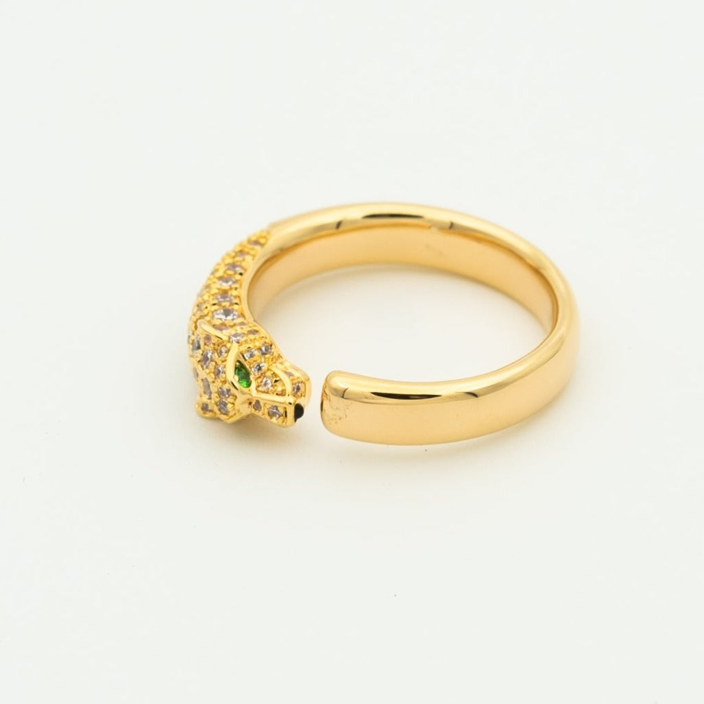 [✨Rose💎]BAGUE PANTHÈRE DIAMANT 7,3 MM 