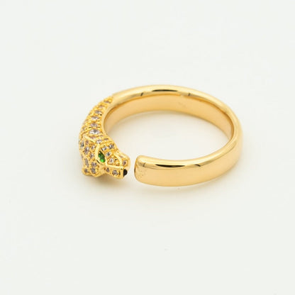 [✨Rose💎]BAGUE PANTHÈRE DIAMANT 7,3 MM 