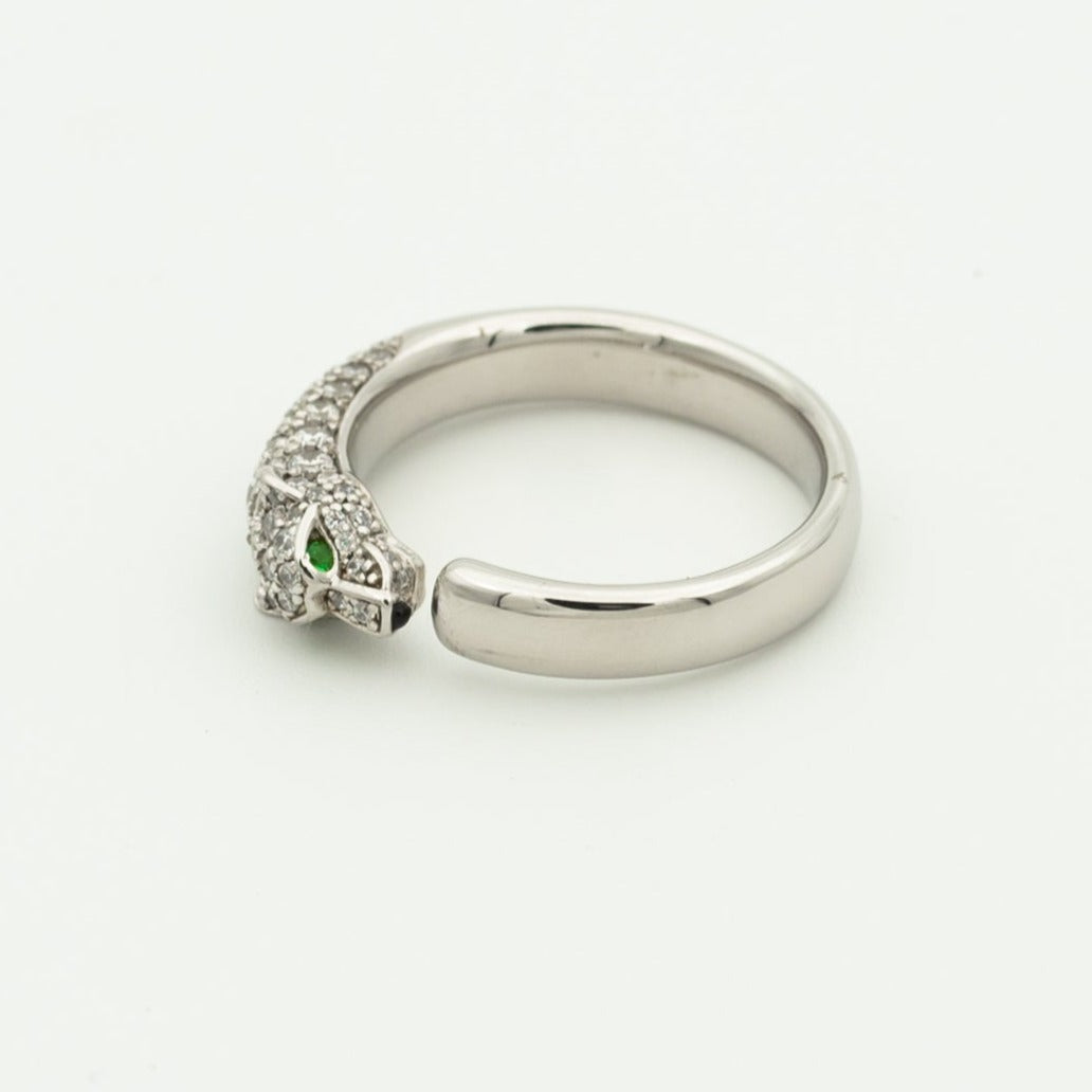 [✨Rose💎]BAGUE PANTHÈRE DIAMANT 7,3 MM 