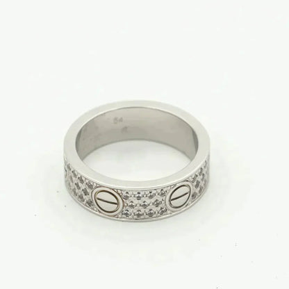 [✨Rose💎] BAGUE D'AMOUR 5,5 MM PAVÉE DE DIAMANTS