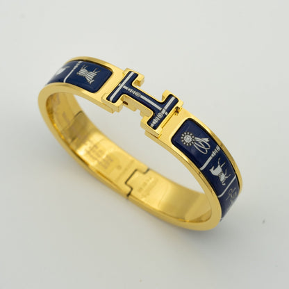[✨Rose💎]H BRACELET CÉRAMIQUE BLEUE