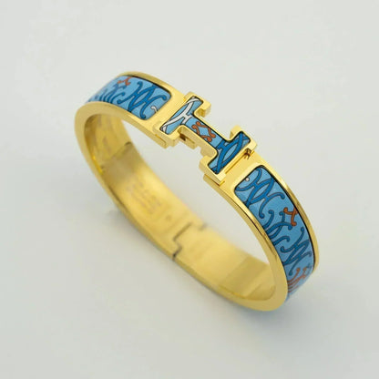[✨Rose💎]H BRACELET BLEU MULTICOLORE