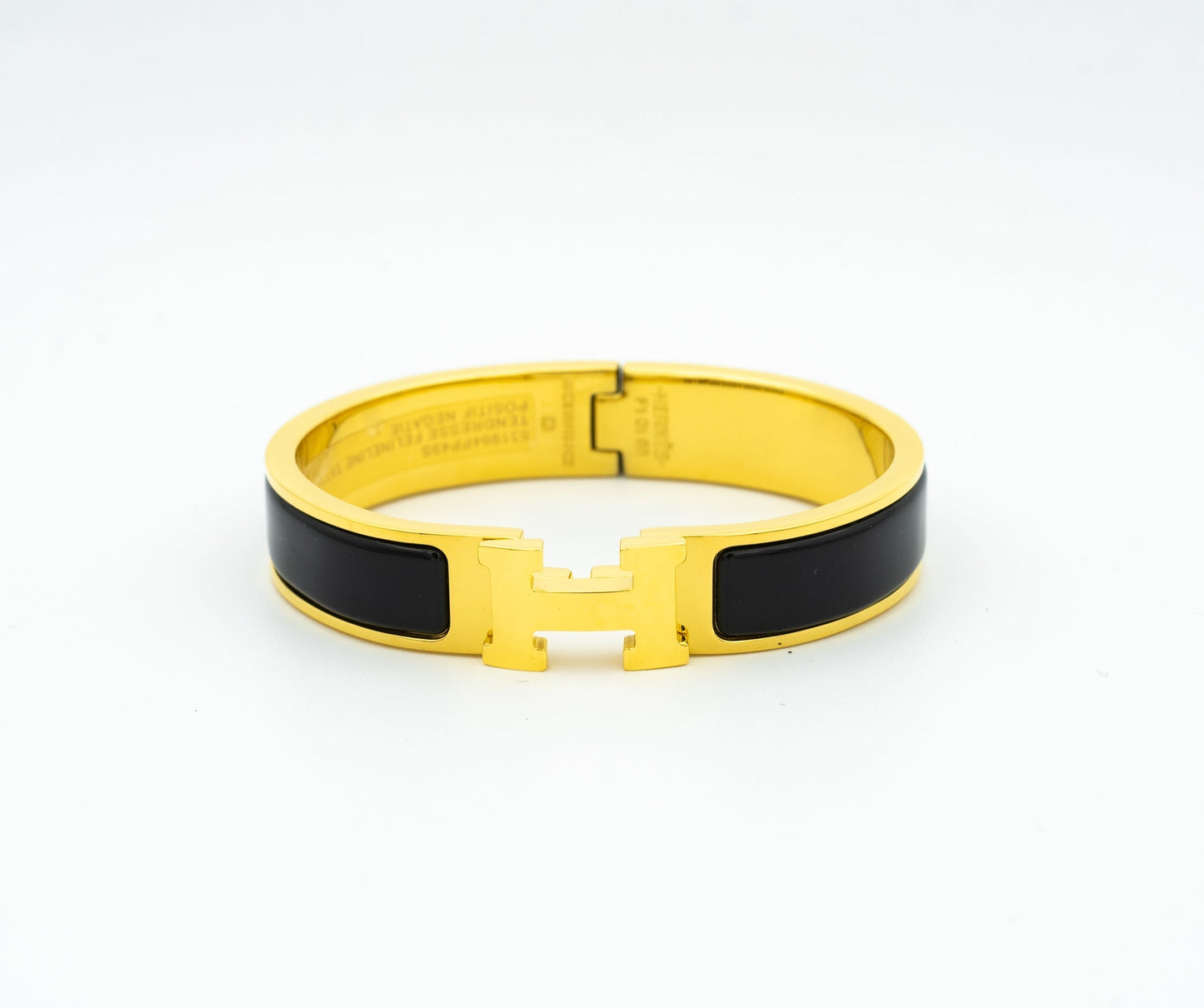 [✨Rose💎]H BRACELET NOIR 