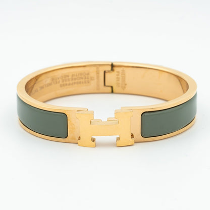 [✨Rose💎] BRACELET H BLEU VERT 12MM