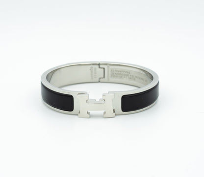 [✨Rose💎]H BRACELET NOIR 