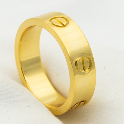 [✨Rose💎]BAGUE D'AMOUR 5,5 MM SANS DIAMANT 