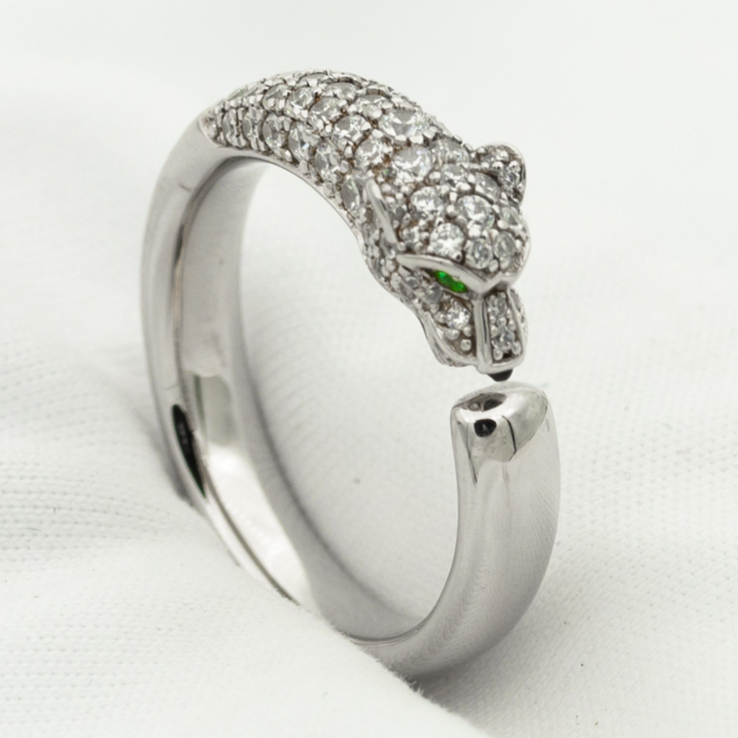 [✨Rose💎]BAGUE PANTHÈRE DIAMANT 7,3 MM 