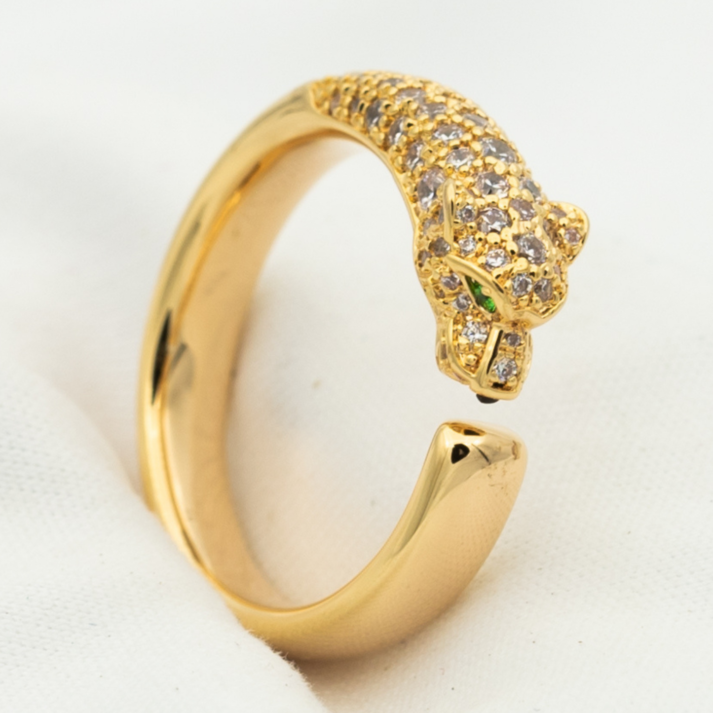 [✨Rose💎]BAGUE PANTHÈRE DIAMANT 7,3 MM 
